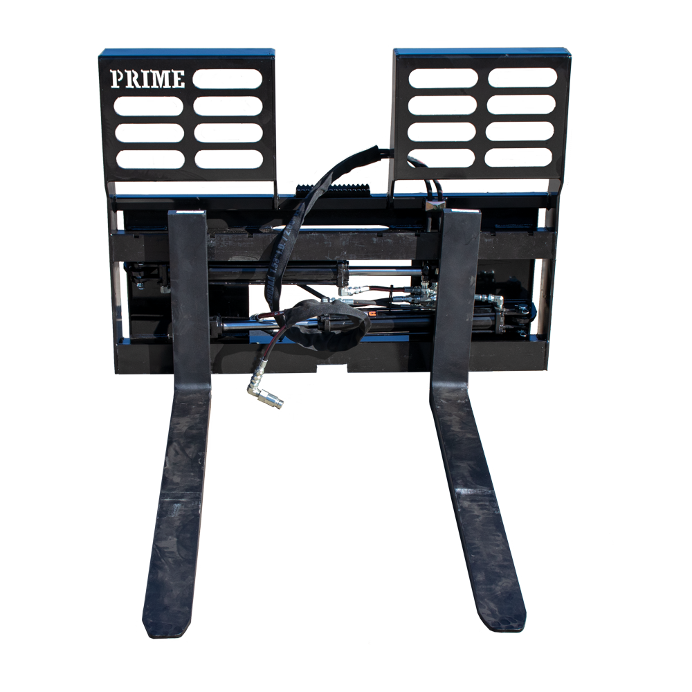 hydraulic sliding pallet fork