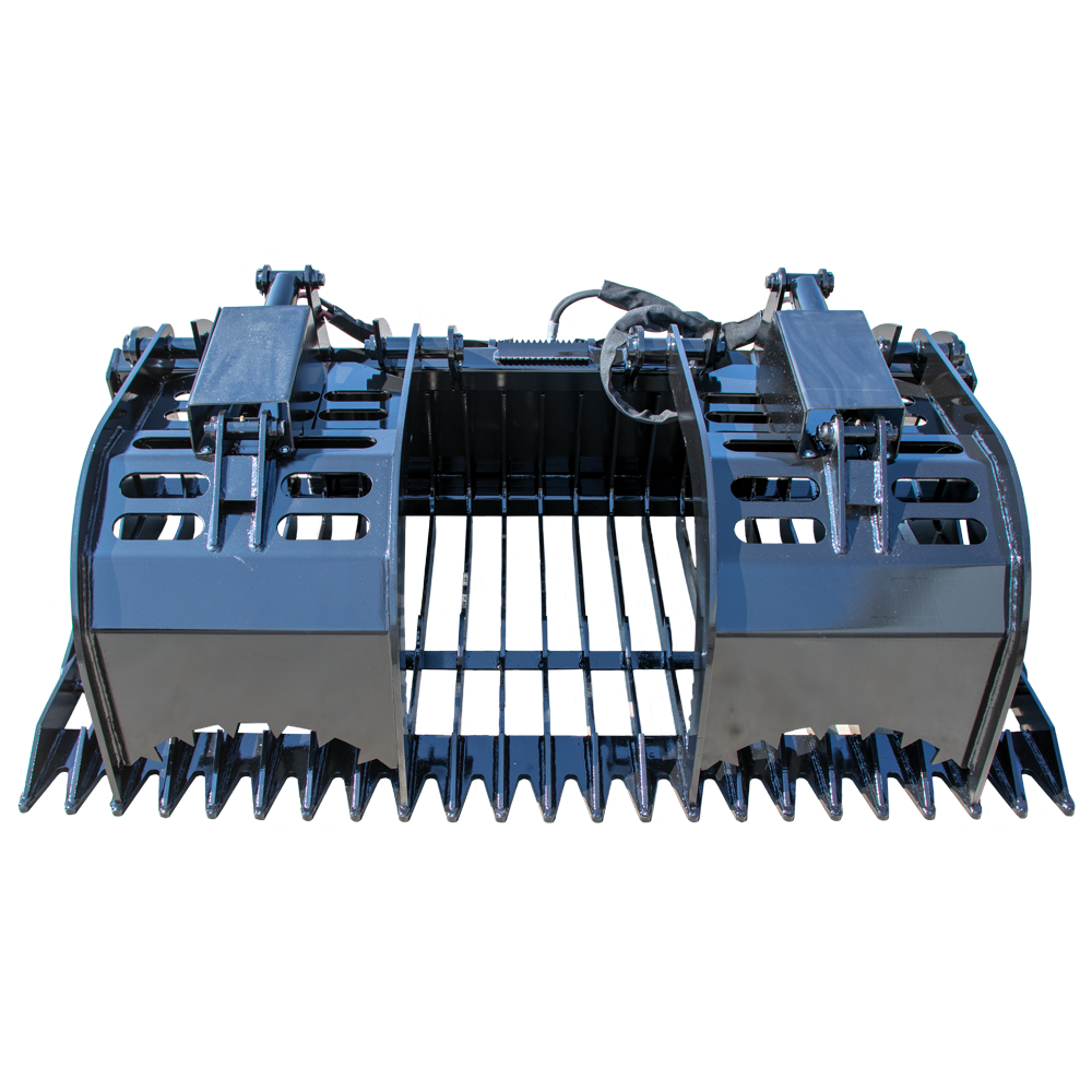 rock and brush grapple display